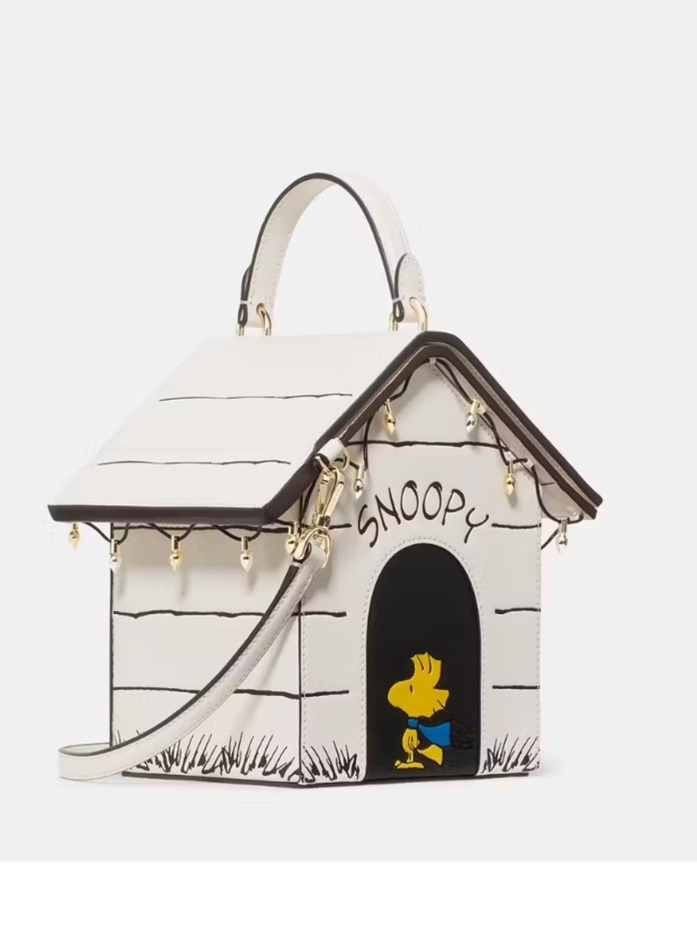 Kate Spade X Peanuts Snoopy 3D Dog House Crossbody Bag
